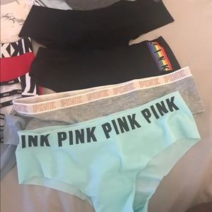 15 pair of pink panties